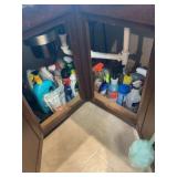Kitchen Utensils, Linens, and Cleaning Supplies Lot