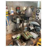 Benchtop Drill Press with Bullet Housing and Vise