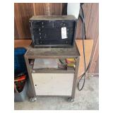 Metal Rolling Utility Cart with Machinist Chest