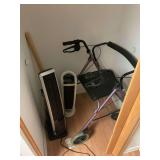 Medical Mobility Walker and Tower Heaters Lot