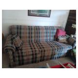 Grand Haven by Flexsteel Plaid Upholstered Sofa
