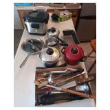 Kitchen Utensils, Cookware, and Appliance Lot
