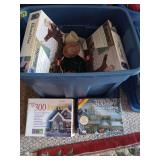 Assorted Holiday String Lights and Light Netting Lot with Storage Tote