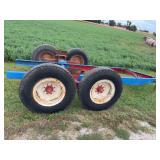 Water trailer frame
