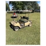 Club Car Inc. Electric Golf Cart with Canopy Roof and Hitch