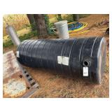 50 Gallon Black Plastic Utility Storage Tank