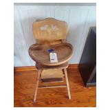 Thayer Wooden High Chair with Animal Decals