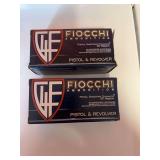 Lot of Two Boxes of Fiocchi Ammunition 357 Magnum 142 GR FMJTC 1420 FPS 50 Centerfire Cartridges