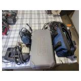 Assorted Power Tools and Table Lot including Dremel Saw-Max and Craftsman Jig Saw