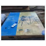 Mainstays 5-Piece Folding Table and Chair Set - Black