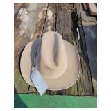 Borsalino Italian Felt Hat Size 7 1/8 Sam Loeb Retailer
