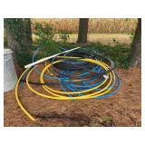 Assorted Polyethylene Water Pipe and Tubing Coils