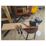 Shop Vise, Wood Clamps, Knife, and Board Assembly
