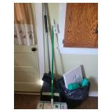 Libman Microfiber Mop and Broom Lot with Step Stool