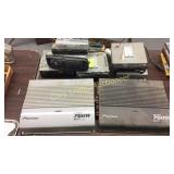 Assorted Car Radios and 2 Power Supplies