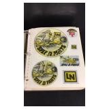 Binder Of Advertising Stickers