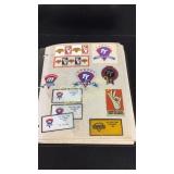 Binder Of Advertising Stickers