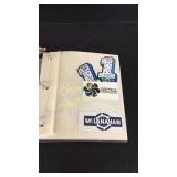 Binder Of Advertising Stickers