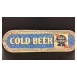 Pabst Blue Ribbon Beer Cold Beer Signs With