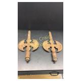 2 Decorative Iron Pieces