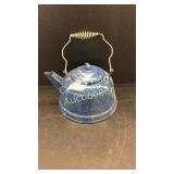 Enamelware Kettle Blue