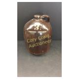 Brown Glazed Number 3 Stoneware Jug