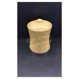 Stoneware Canister With Lid