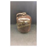 Brown Glazed Stoneware Jug HAS CHIPS ON THE TOP