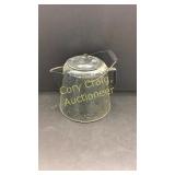 Graniteware Black Coffee Pot