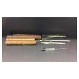 4 Baume Hydrometers With Wood Holders