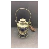 Dietz Railroad Lantern With Blue Globe and