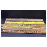 Yard Sticks With Advertising