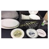Several 10" Dinner Plates, Set Of 3 Cup and