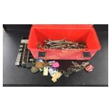 Plastic Tool Box With Tools