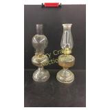 Pair Of Kerosene Lamps