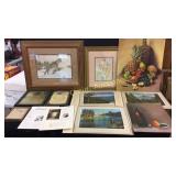 Assorted Prints and Pantings