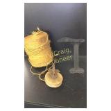 Baler Twine, Antique Wood Pulley, Shoe Stretcher