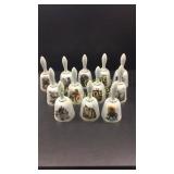 Norman Rochwell Bell Collection and Wall Self