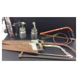 Saws, Paint Guns,