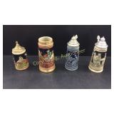 4 Beer Steins