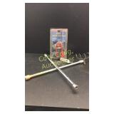 Boat tie down strap, lugnut wrench, misc