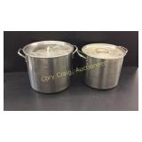 2 stock pots