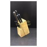Knife block and knives