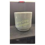 Gray crock planter