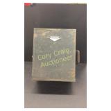 Craftsman box with chain saw chain and misc tools