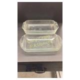 Baking pans, pie plates, canister jar, stein,