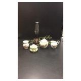 Small oil lamp, Gerold Porzellan vase, Ucagco
