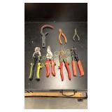 Side Cutters, Needle Nose, Oil Wrench