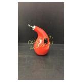 Vinegar cruet and set of 6 glasses
