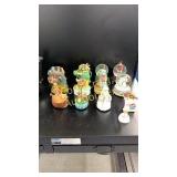 Music Box Carasels Snow Globs, Cast Iron Dog Goat